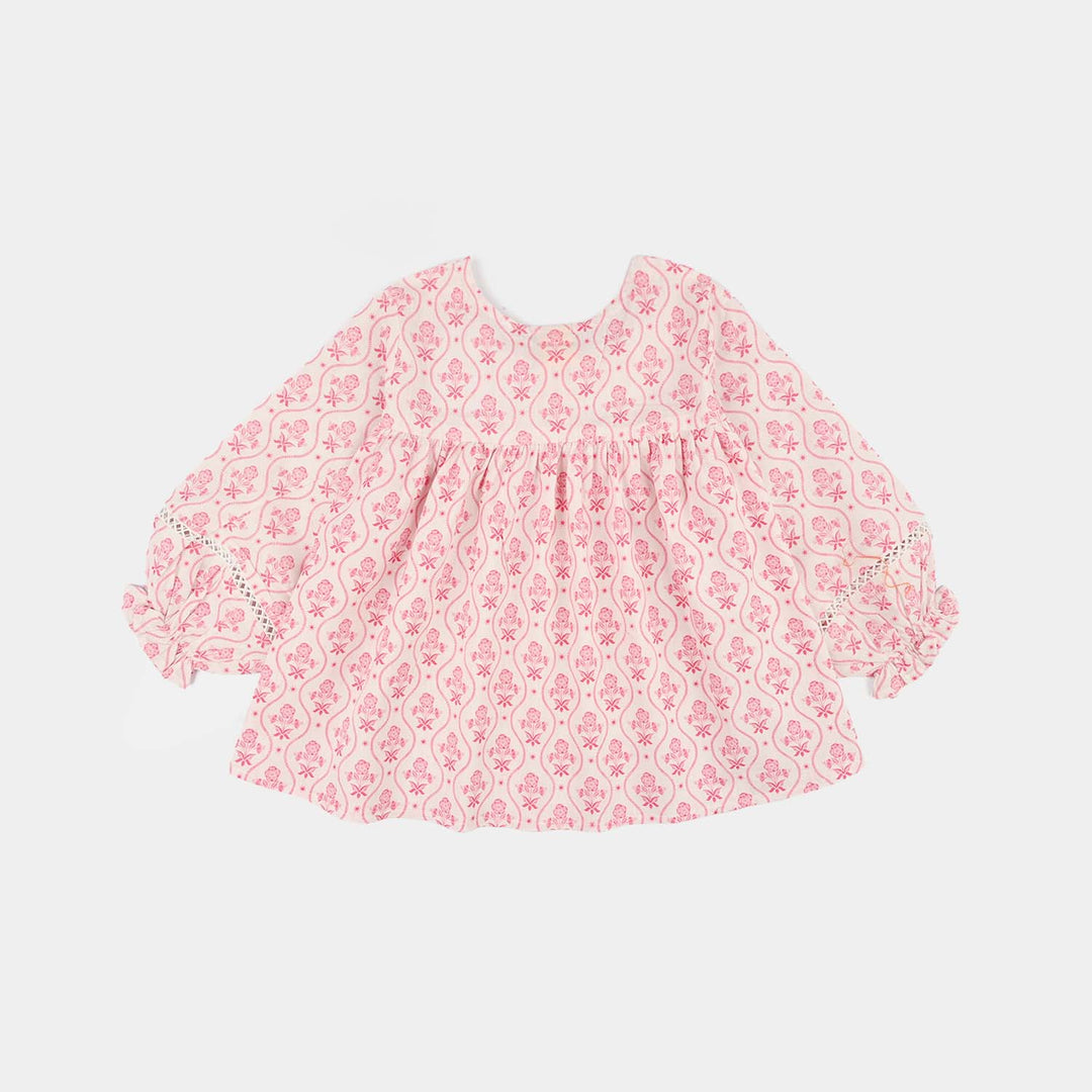 Girls Cotton Co-Ord Set Fishes-Light.Pink
