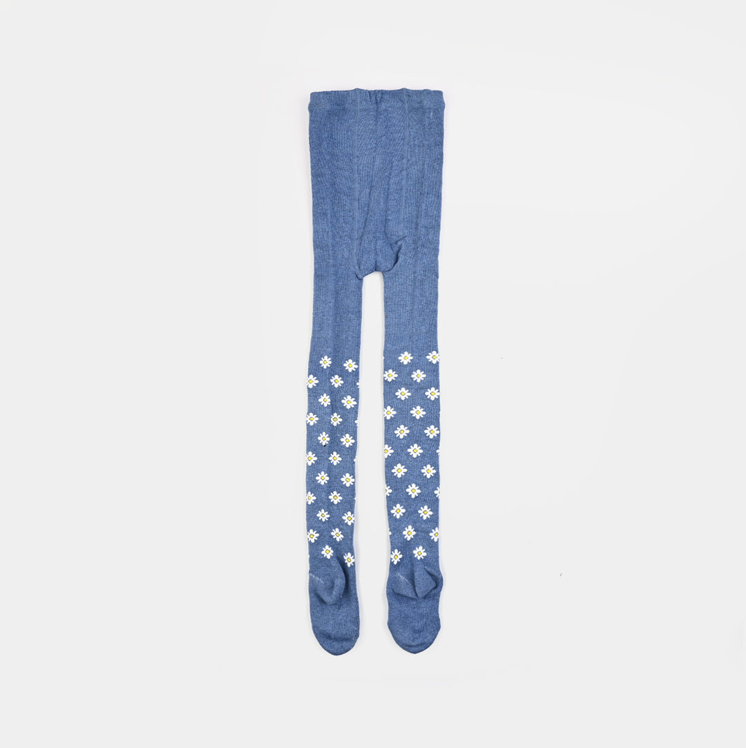 Girls Cotton Tights W/Socks