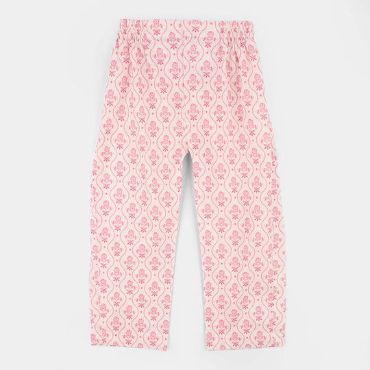 Girls Cotton Co-Ord Set Fishes-Light.Pink