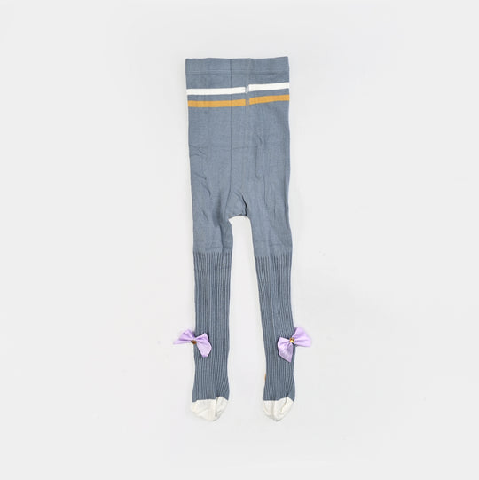 Girls Cotton Tights W/Socks