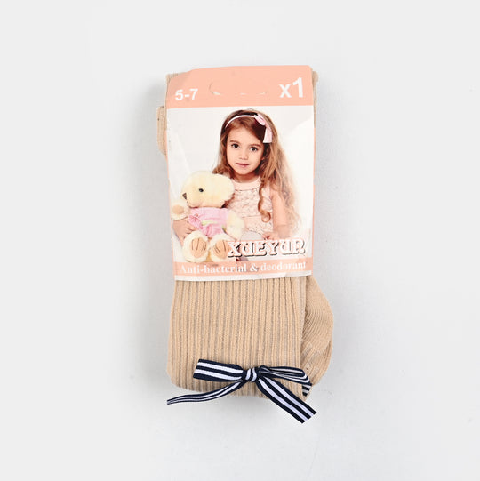 Girls Cotton Tights W/Socks