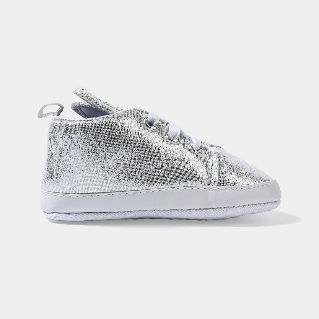 Girls Shoes B348-SILVER