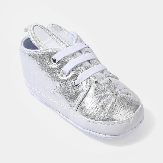 Girls Shoes B348-SILVER