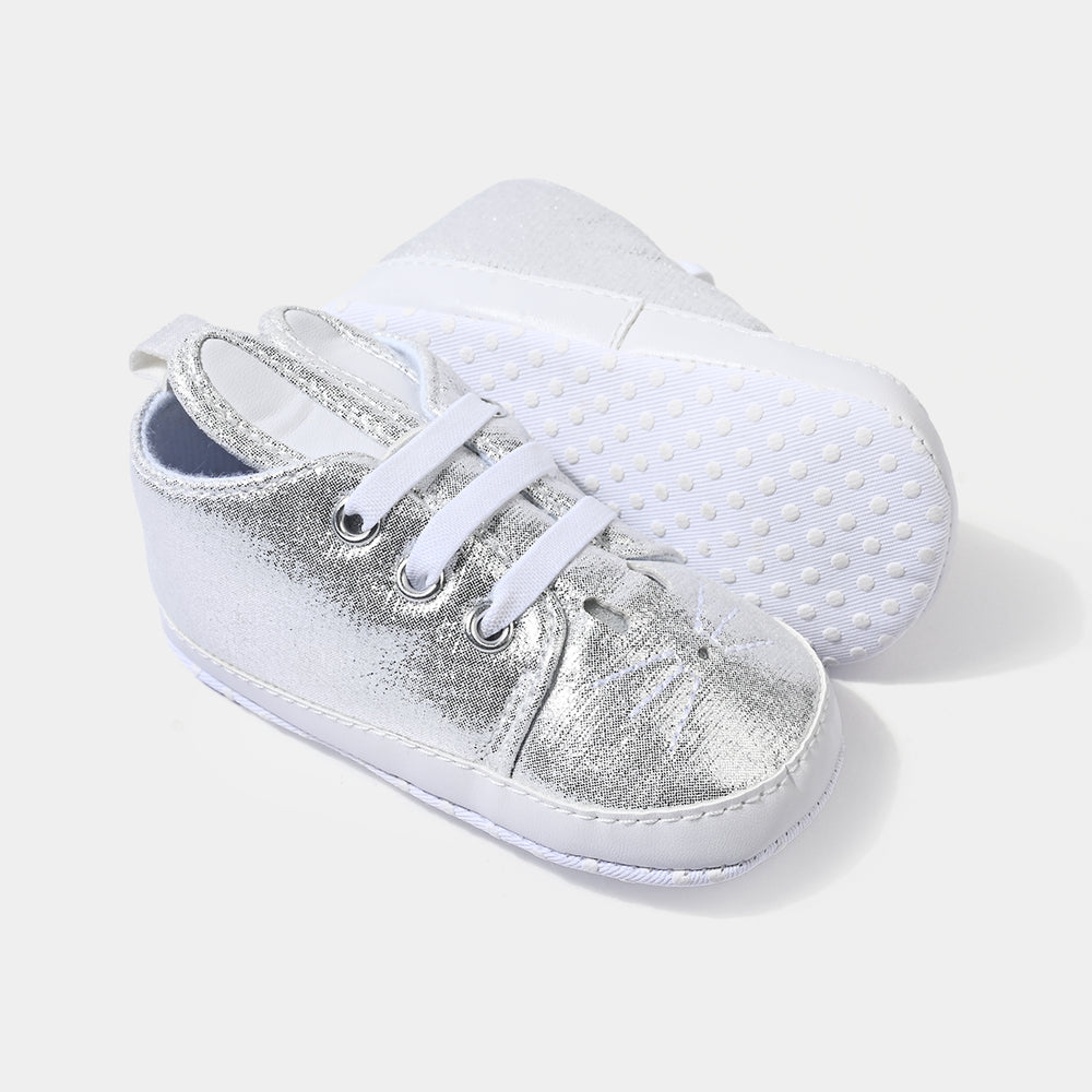 Girls Shoes B348-SILVER