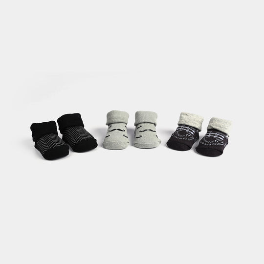 BABY SOCKS PACK OF 3 | 0-9M