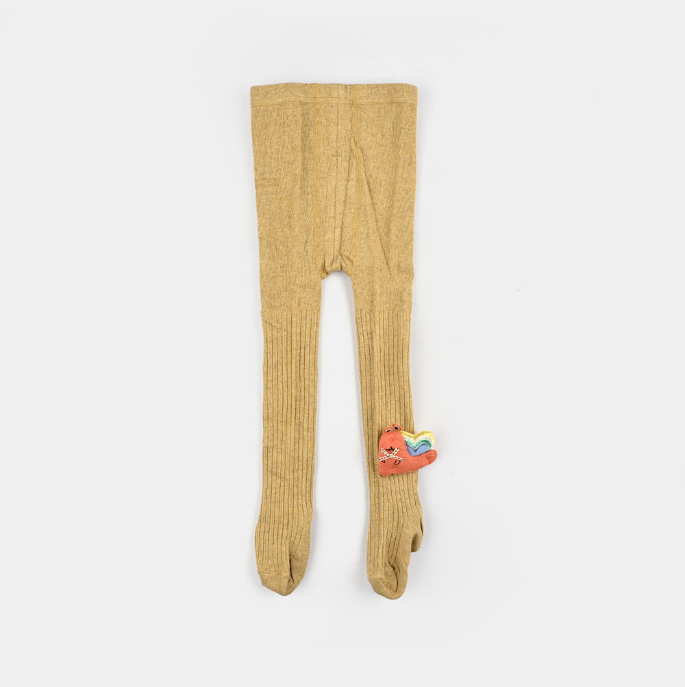 Girls Cotton Tights W/Socks