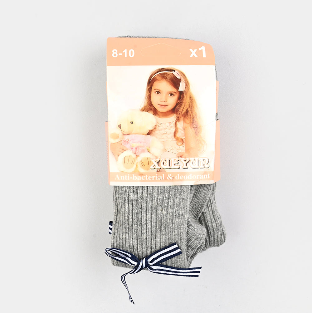 Girls Cotton Tights W/Socks