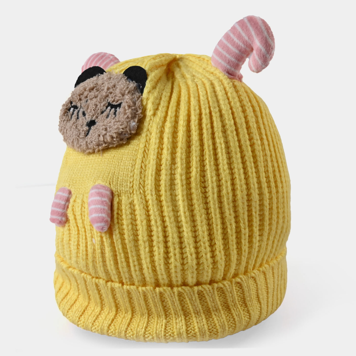 Woolen Winter Cap/Hat (Yellow)