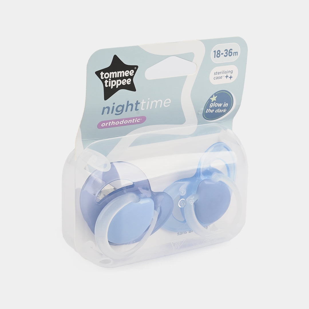 Closer to Nature Night Time 2 Orthodontic Soothers 18-36M