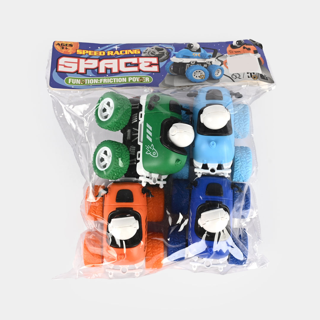 Friction Powered Mini Vehicles/Cars (4Pcs)