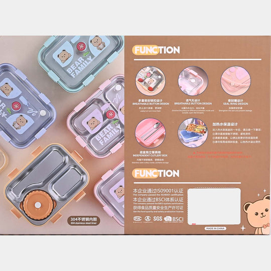 Durable & Leak-Proof Stainless Steel Lunch Box