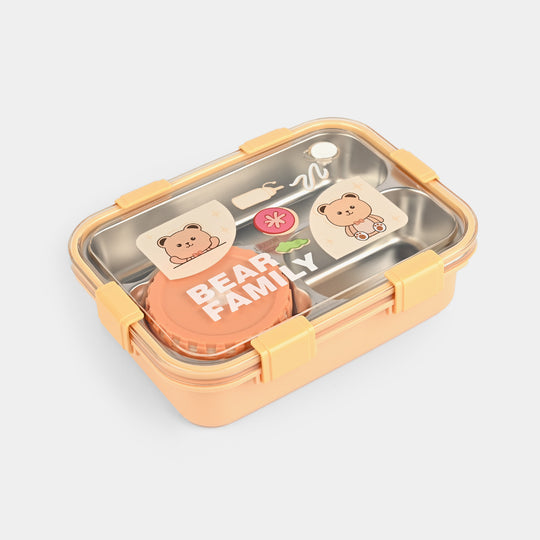 Durable & Leak-Proof Stainless Steel Lunch Box