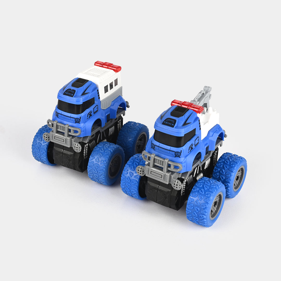 Friction Powered Mini Vehicles/Cars (4Pcs)