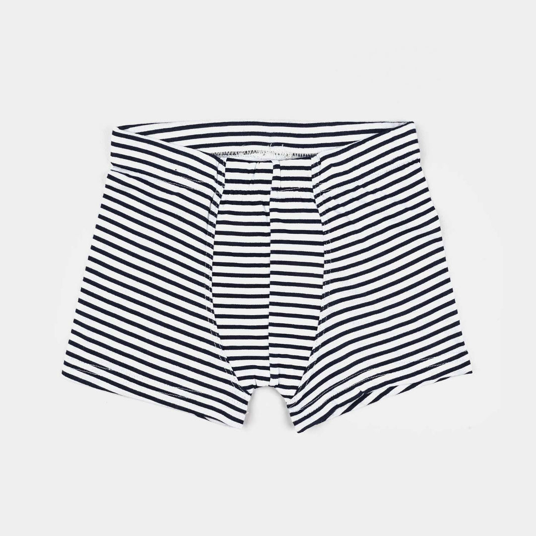 Pack OF 2 Boys Cotton Jersey Boxer Stripes-Blue/Red