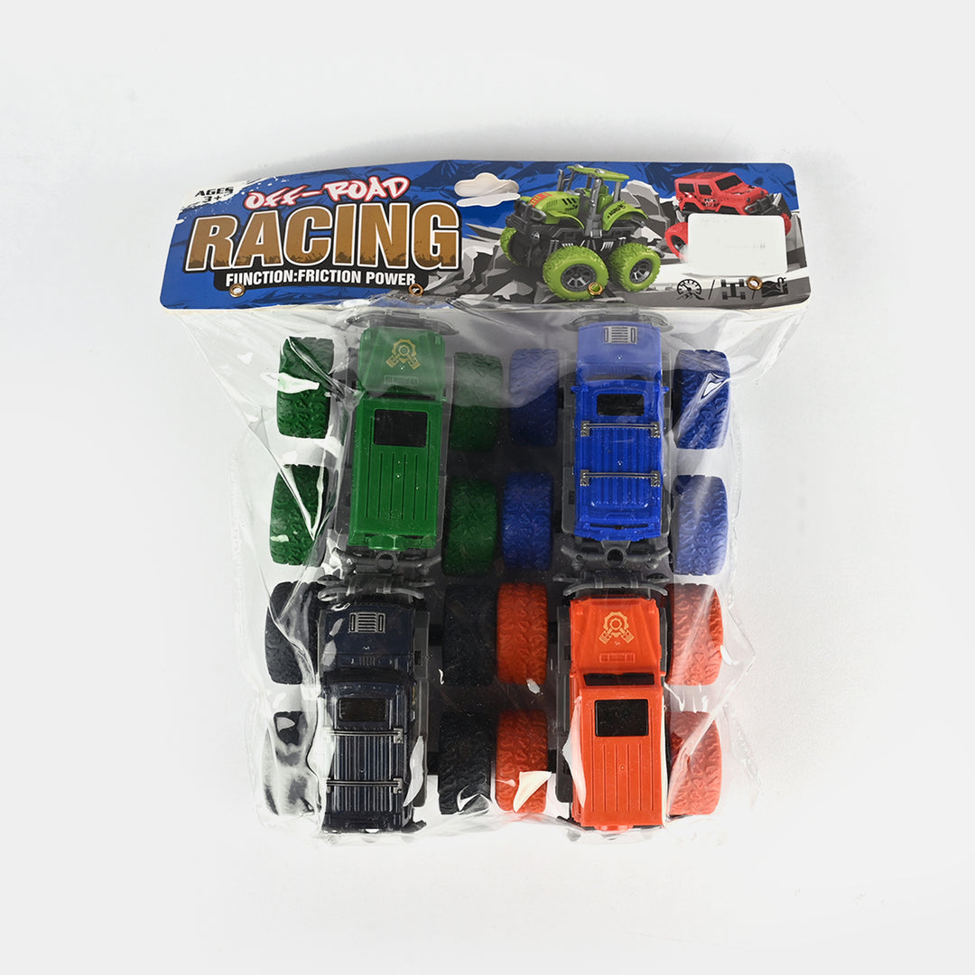 Friction Powered Mini Vehicles/Cars (4Pcs)