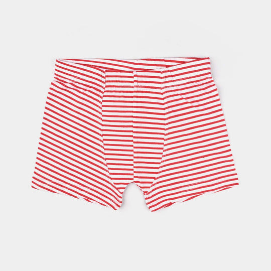 Pack OF 2 Boys Cotton Jersey Boxer Stripes-Blue/Red