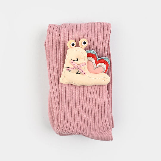 Girls Cotton Tights W/Socks