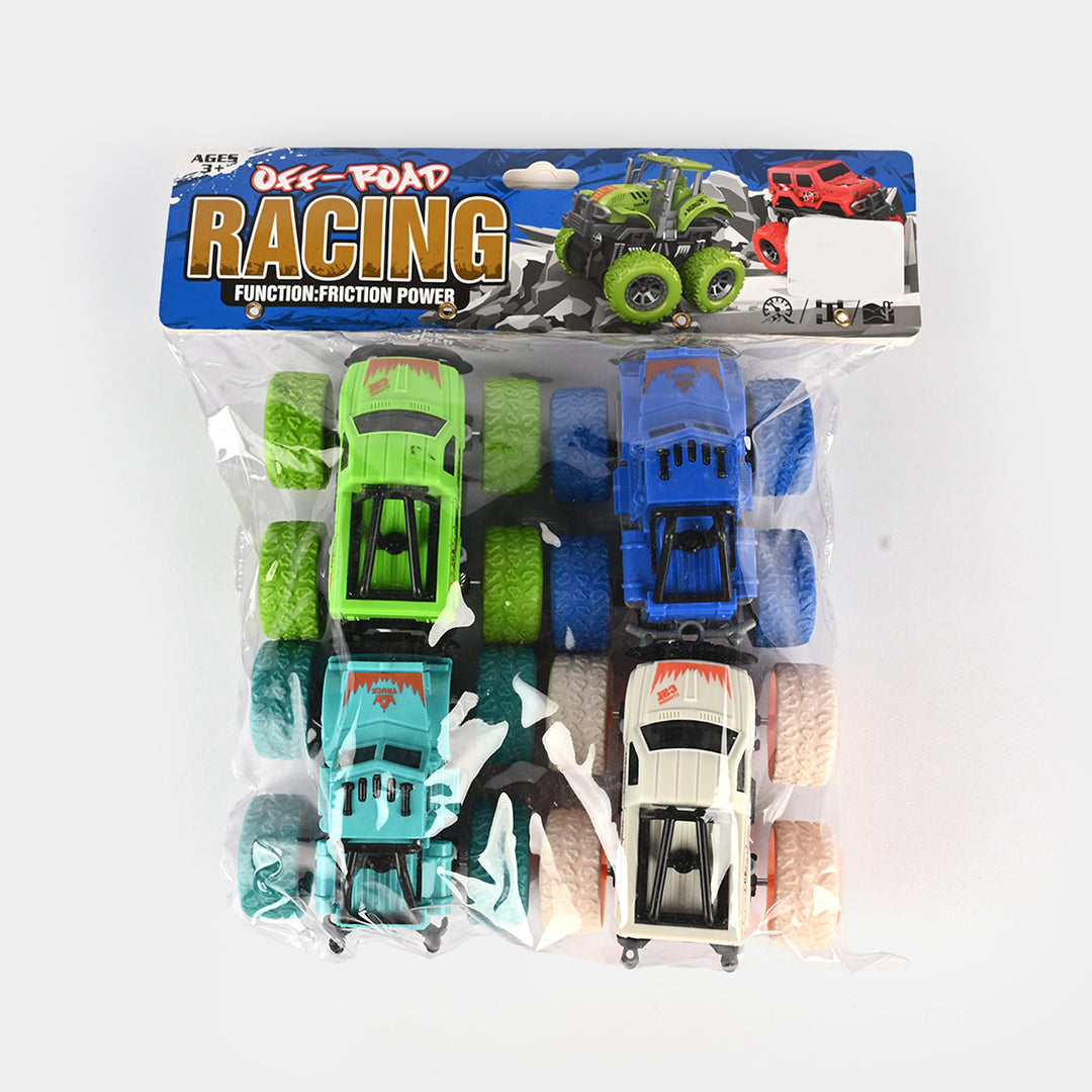 Friction Powered Mini Vehicles/Cars (4Pcs)
