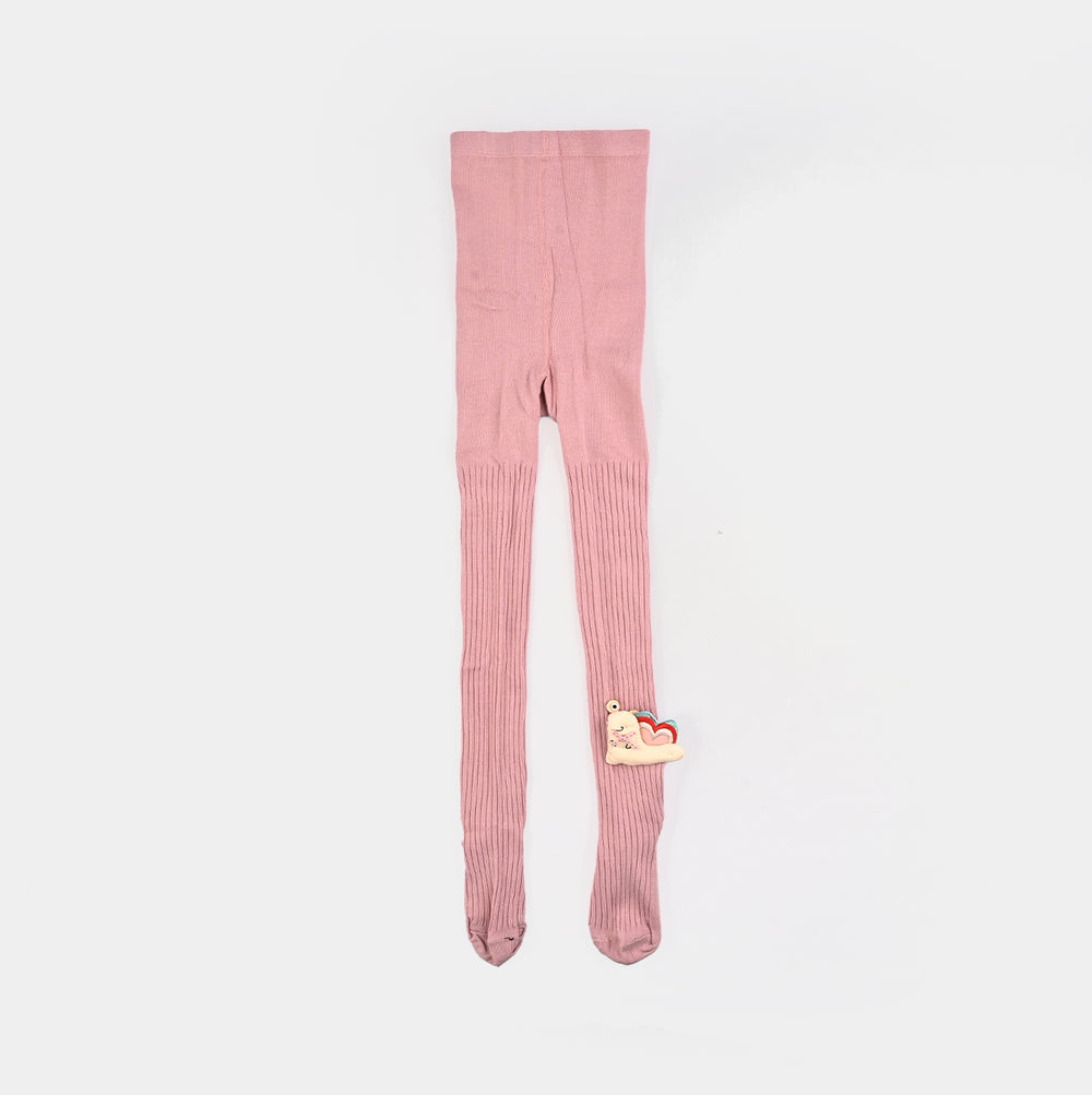 Girls Cotton Tights W/Socks