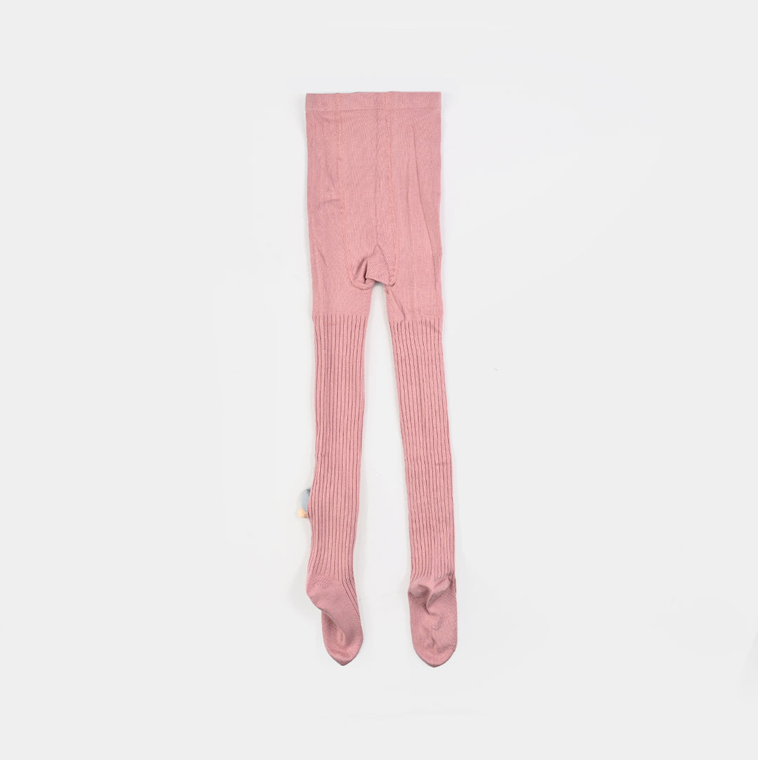 Girls Cotton Tights W/Socks