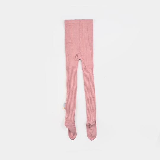 Girls Cotton Tights W/Socks