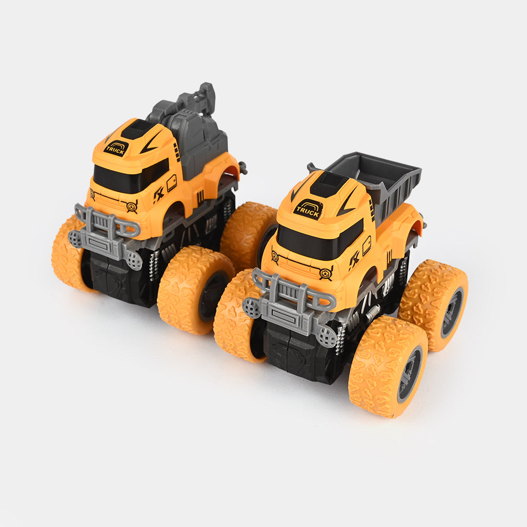 Friction Powered Mini Vehicles/Cars (4Pcs)