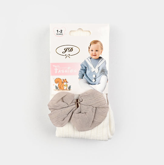 Girls Cotton Tights W/Socks