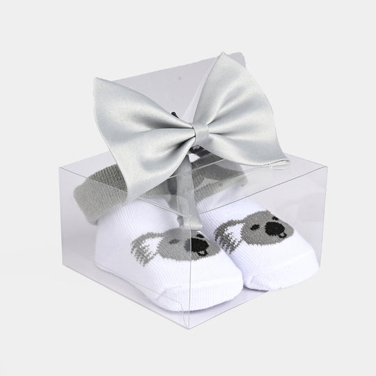 BABY BOOTIES AND HEADBANDS 6PCS SET