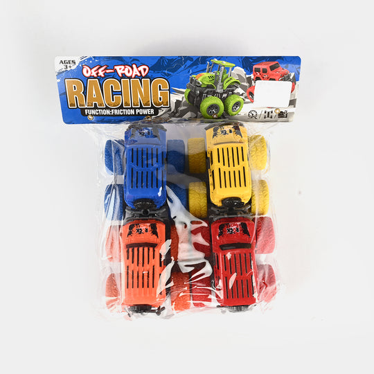 Friction Powered Mini Vehicles/Cars (4Pcs)