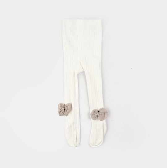 Girls Cotton Tights W/Socks