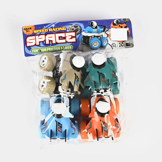 Friction Powered Mini Vehicles/Cars (4Pcs)