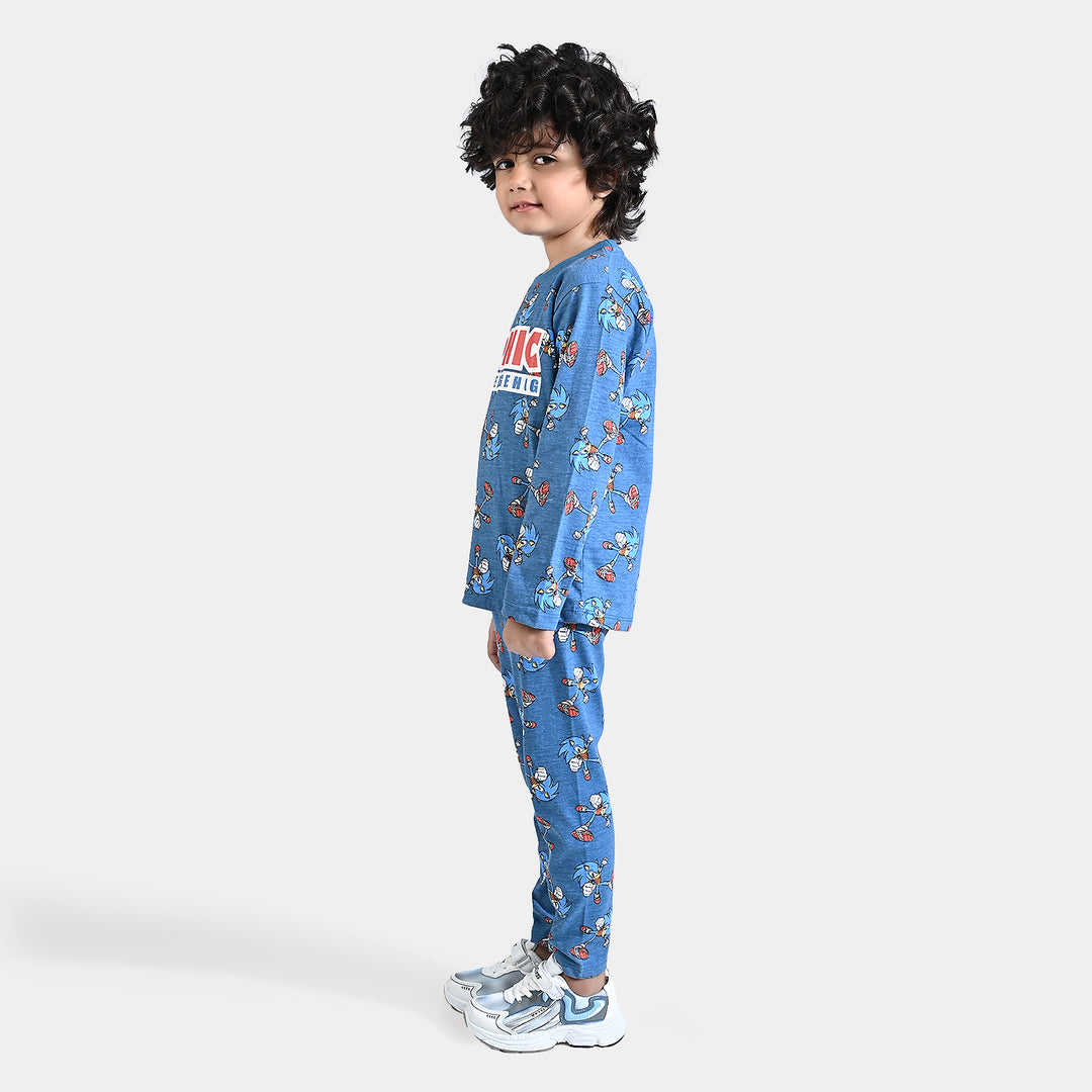 Boys Poly Cotton Knitted Nightwear