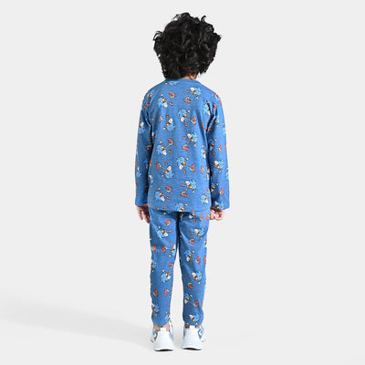 Boys Poly Cotton Knitted Nightwear