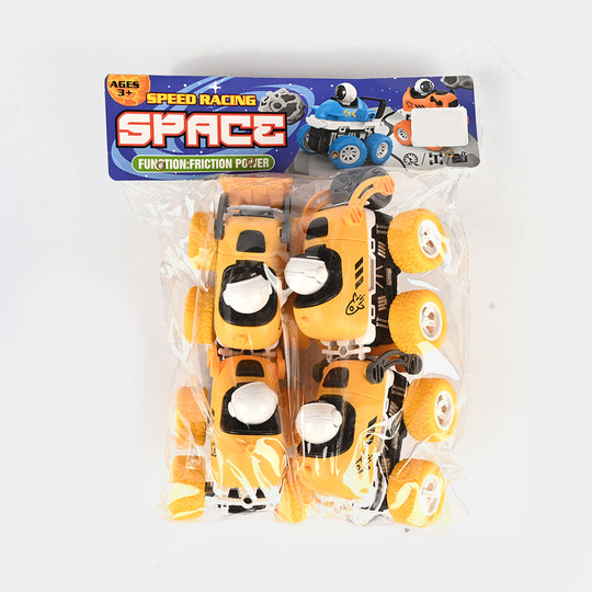 Friction Powered Mini Vehicles/Cars (4Pcs)
