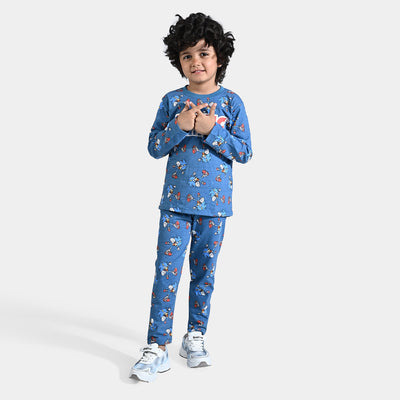 Boys Poly Cotton Knitted Nightwear