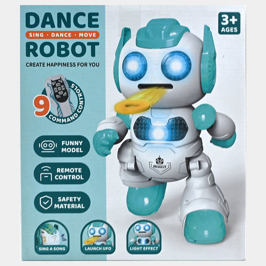 Remote-Controlled Flying Saucer Action Robot For Kids