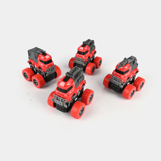 Friction Powered Mini Vehicles/Cars (4Pcs)