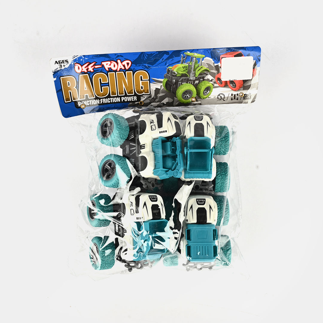 Friction Powered Mini Vehicles/Cars (4Pcs)