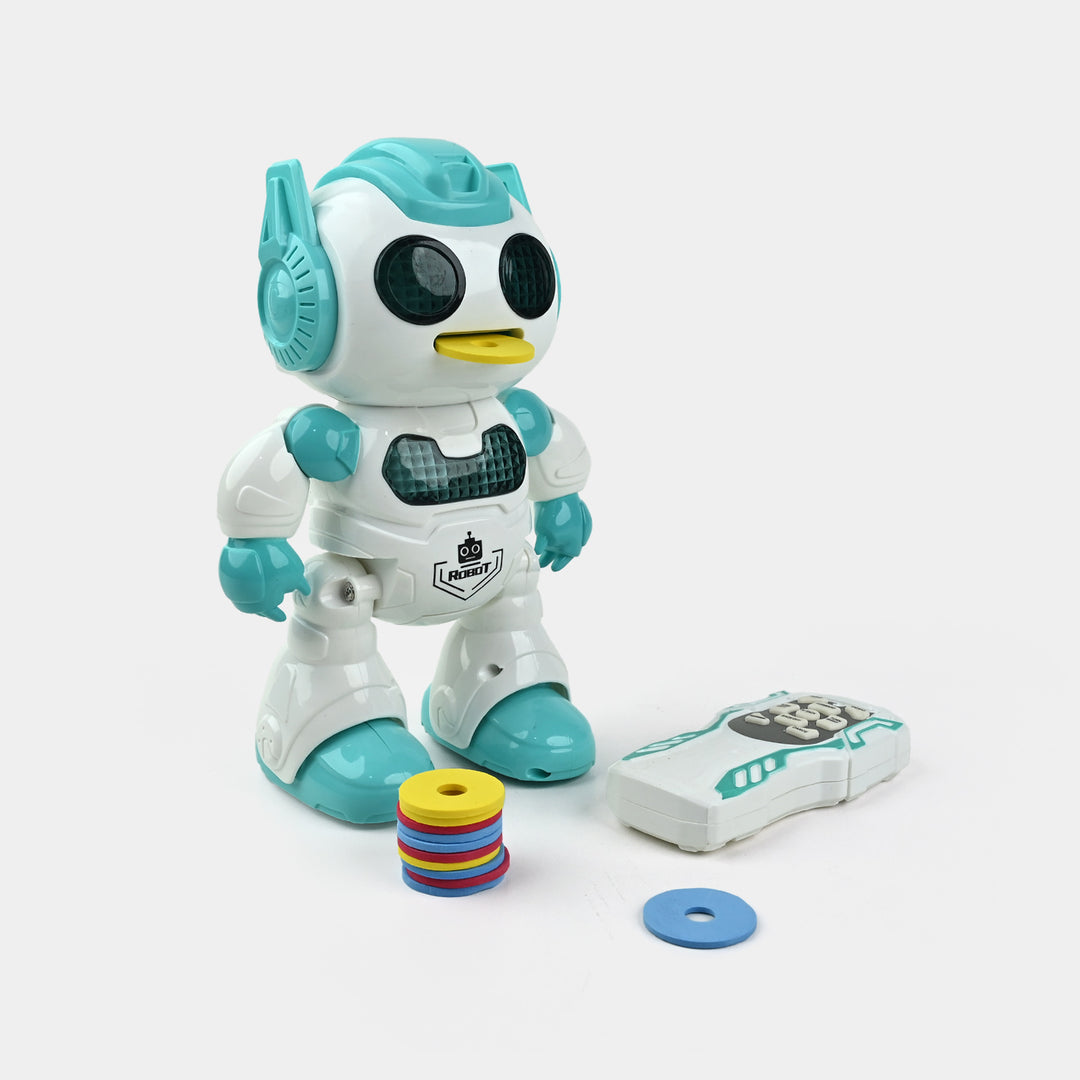 Remote-Controlled Flying Saucer Action Robot For Kids