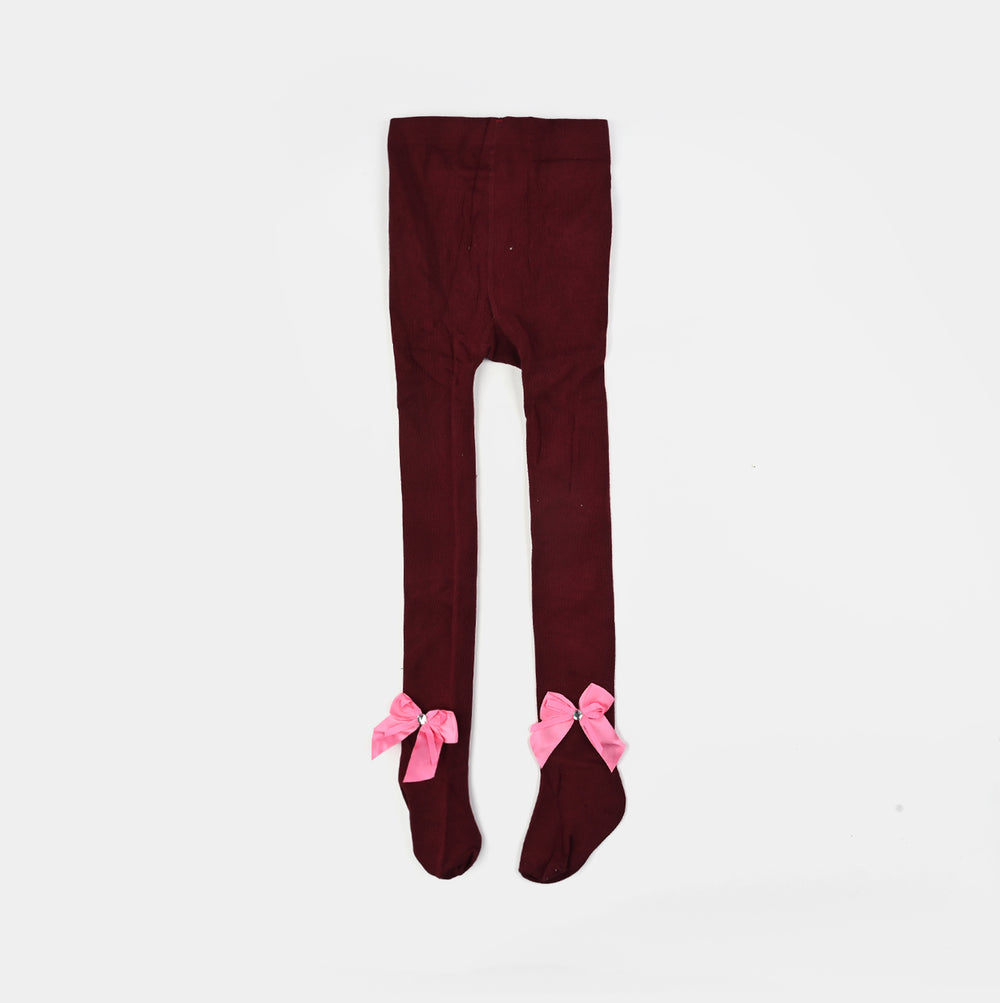 Girls Cotton Tights W/Socks
