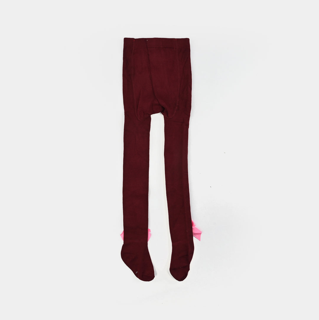 Girls Cotton Tights W/Socks