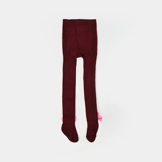 Girls Cotton Tights W/Socks