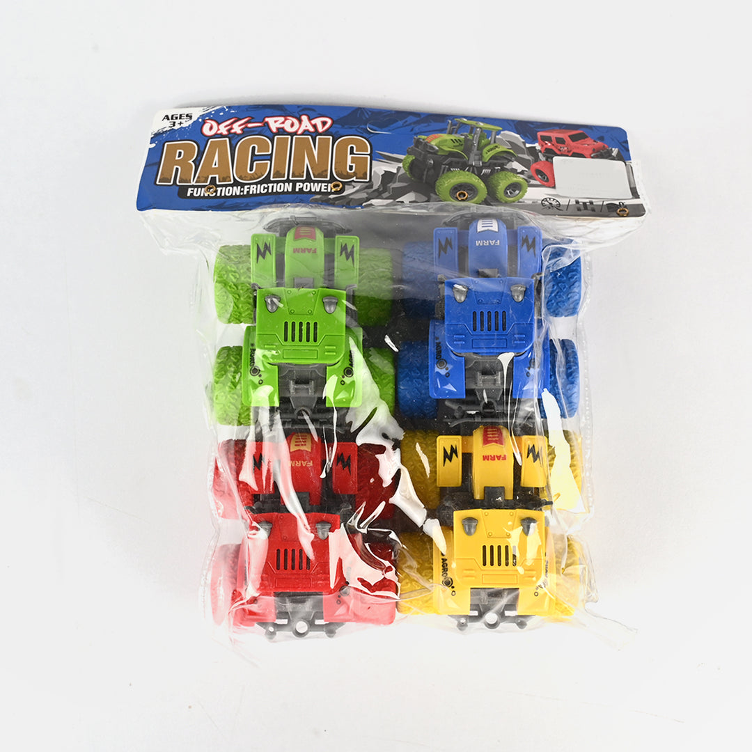 Friction Powered Mini Vehicles/Cars (4Pcs)