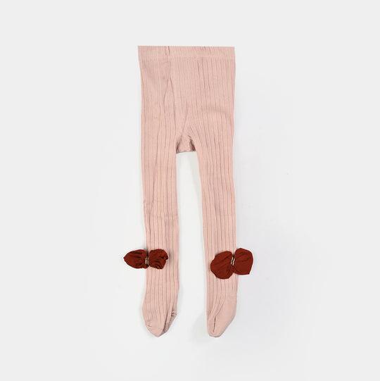 Girls Cotton Tights W/Socks