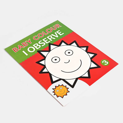 I Observe Kids Activity Coloring Book