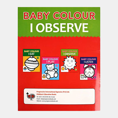 I Observe Kids Activity Coloring Book