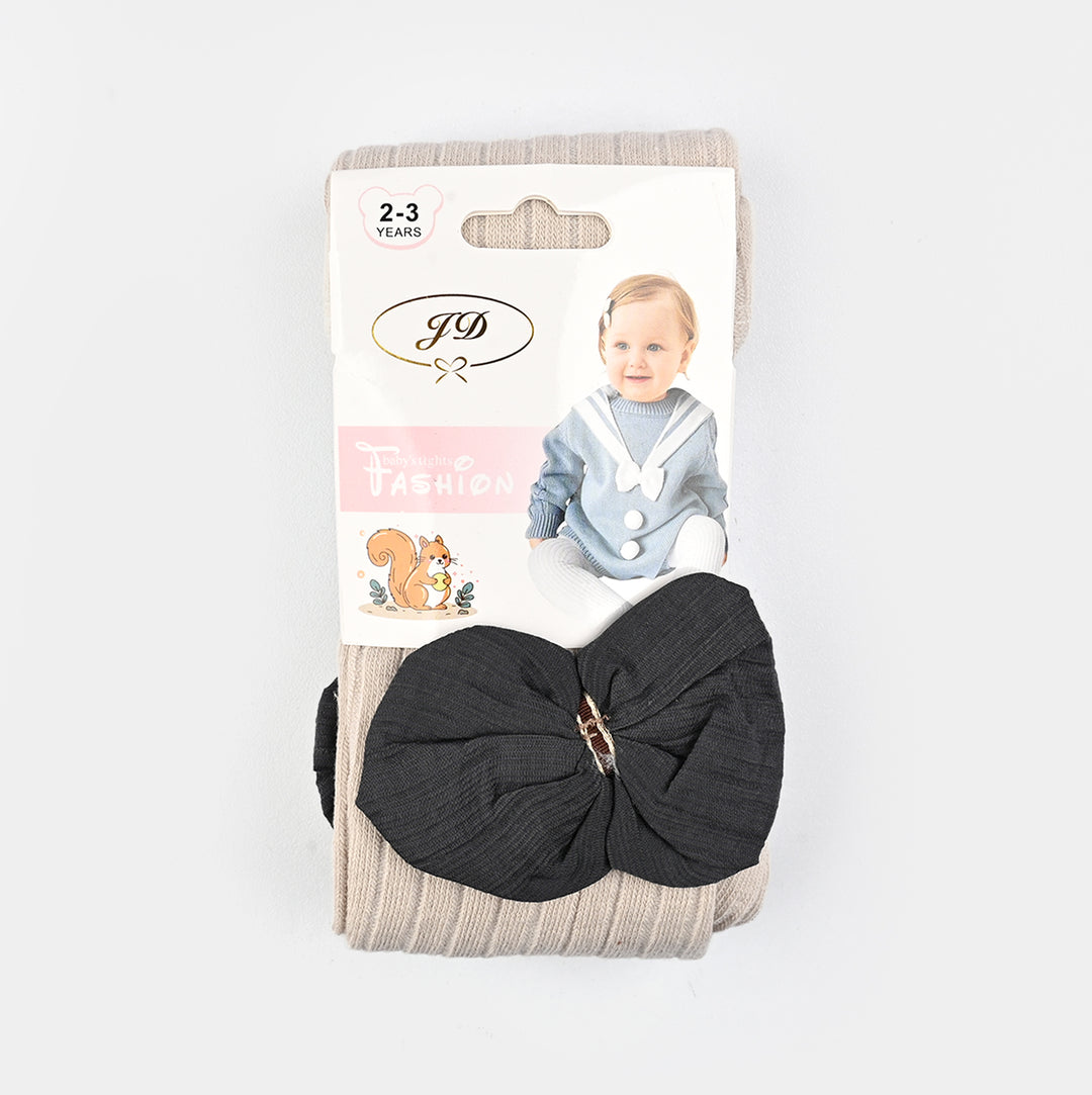 Girls Cotton Tights W/Socks