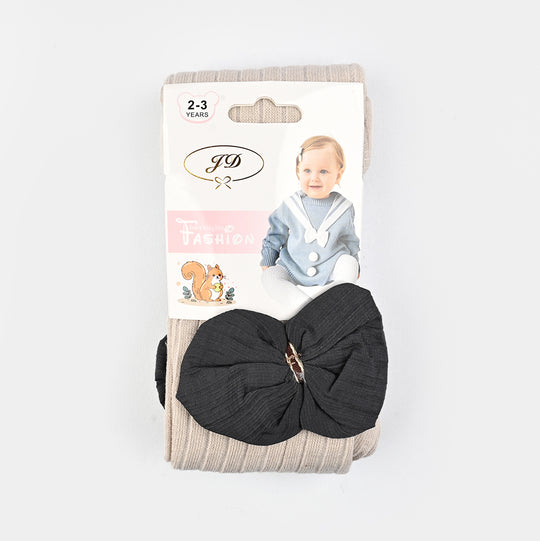 Girls Cotton Tights W/Socks