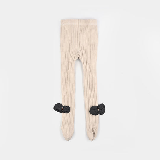 Girls Cotton Tights W/Socks