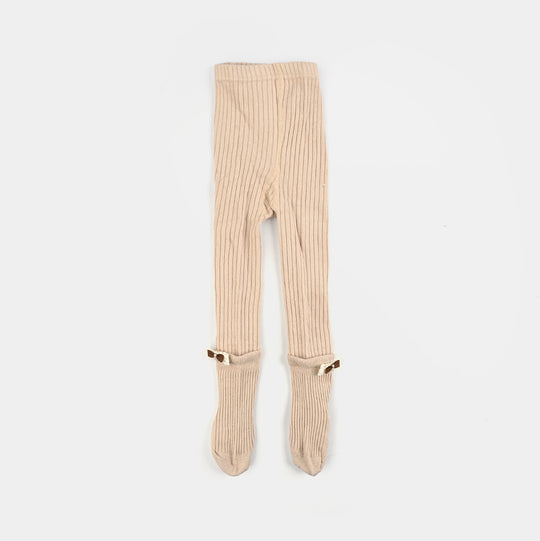 Girls Cotton Tights W/Socks